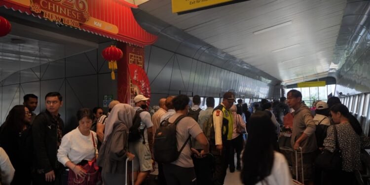 KAI Daop 2 Bandung Layani 92ribu Pelanggan KA Jarak Jauh Selama Long Weekend Imlek 2026