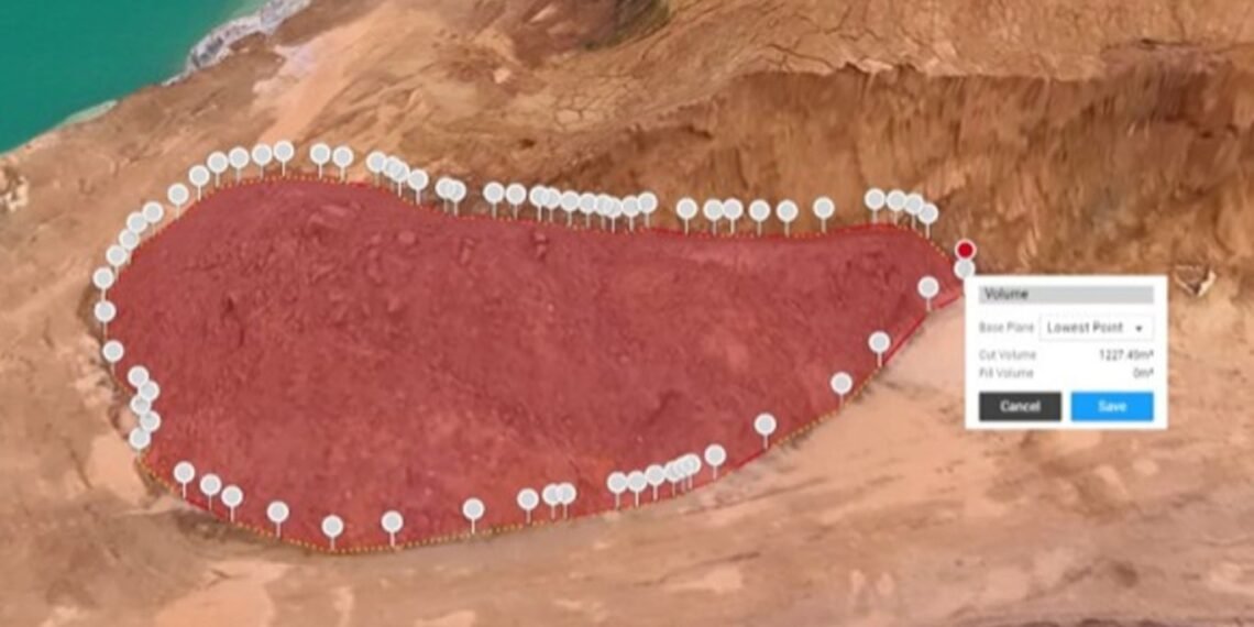 Teknologi Drone untuk Perhitungan Volume Stockpile dan Analisis Topografi Tambang