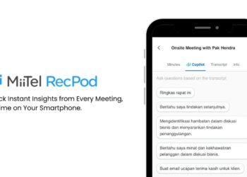 MiiTel RecPod Kini Dilengkapi Copilot, Temukan Insight Instan dari Rekaman Meeting di Smartphone