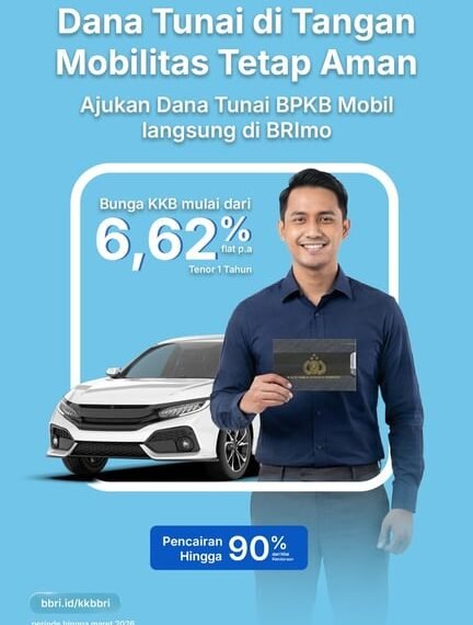 Optimalkan Nilai Kendaraan, BRI Finance Hadirkan  Solusi Dana Tunai Cepat dan Aman