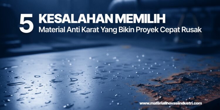 5 Kesalahan Memilih Material Anti Karat yang Bikin Proyek Cepat Rusak
