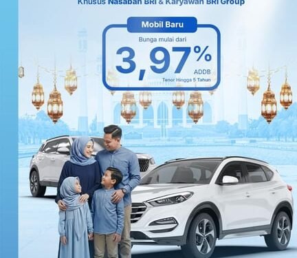Sambut Bulan Suci Ramadhan, BRI Finance Tawarkan Pembiayaan Mobil Baru Mulai 3,97%