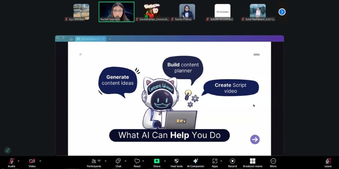 Telkom AI Center Bali perkuat kapasitas perempuan melalui Women in AI untuk mencetak talenta kreatif berbasis kecerdasan buatan