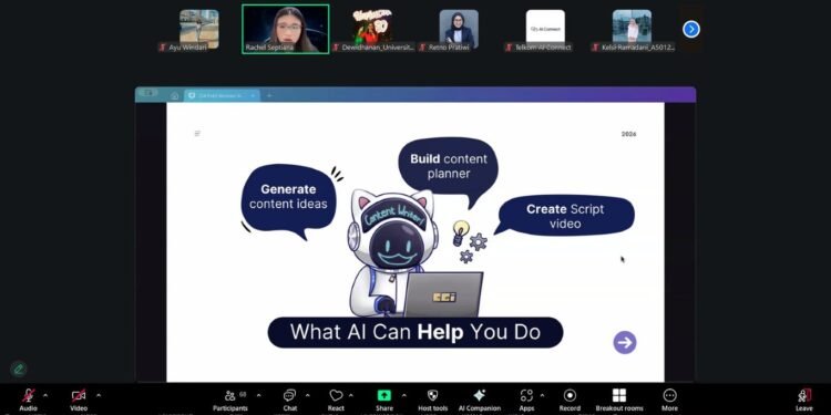 Telkom AI Center Bali perkuat kapasitas perempuan melalui Women in AI untuk mencetak talenta kreatif berbasis kecerdasan buatan