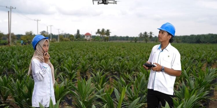 Holding Perkebunan Nusantara Percepat Transformasi Digital, PalmCo Sertifikasi Operator Drone Perkuat Sistem Pemantauan Kebun