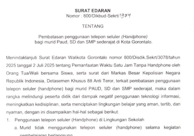 Pemerintah Atur Penggunaan HP Untuk Siswa, Orang Tua/Wali Dihimbau Awasi Anak saat Main Game Online
