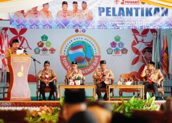 Ini Pesan Wali Kota Adhan di Pelantikan Pengurus Kwarcab Pramuka