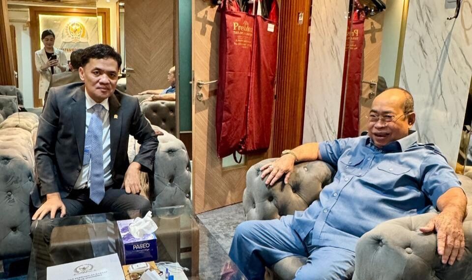 Walikota Adhan Temui Ketua Komisi III DPR RI, Habiburokhman