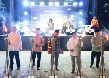 Cara Wali Kota Adhan Merawat Tradisi Daerah. Lomba Tumbilotohe antar Kelurahan, Digelar