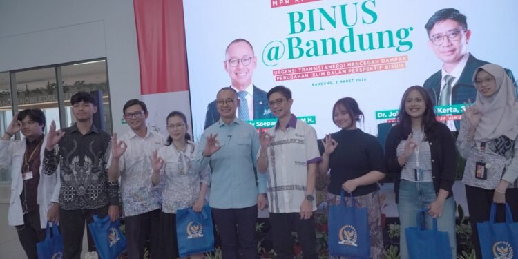Wakil Ketua MPR RI Hadir di BINUS @Bandung Bahas Peran Generasi Muda dan Dunia Usaha Untuk Masa Depan Berkelanjutan