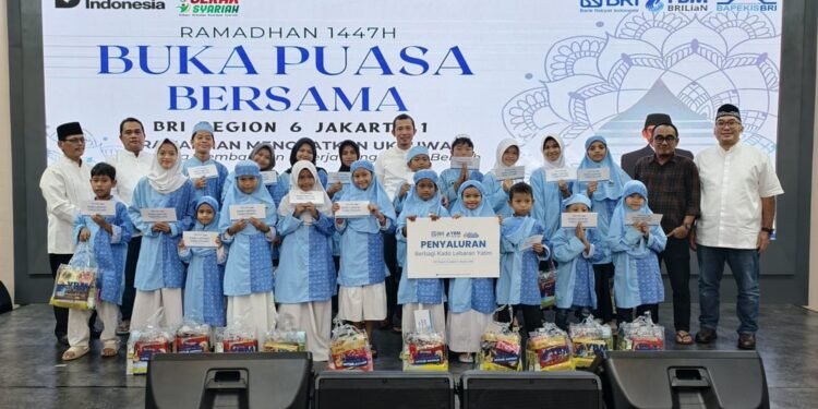 Pererat Silaturahmi, BRI Regional Office Jakarta 1 Gelar Buka Puasa Bersama dan Santunan Anak Yatim