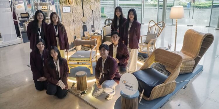 Mahasiswa Interior Design BINUS @Bandung Tampilkan Karya di Indonesia International Furniture Expo (IFEX) 2026