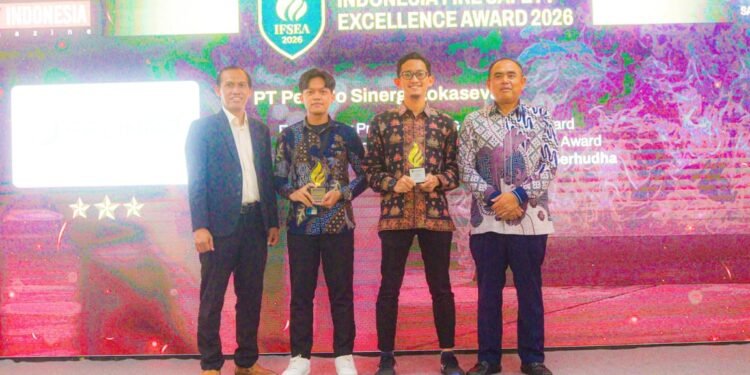 PT Pelindo Sinergi Lokaseva Raih Tiga Penghargaan pada Indonesia Fire Safety Excellence Award 2026