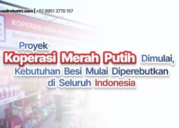 Proyek Koperasi Merah Putih Dimulai, Kebutuhan Besi Mulai Diperebutkan di Seluruh Indonesia