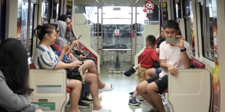 H1 & H2 Lebaran 2026 Pengguna LRT Jabodebek Melonjak Hingga 79 Persen