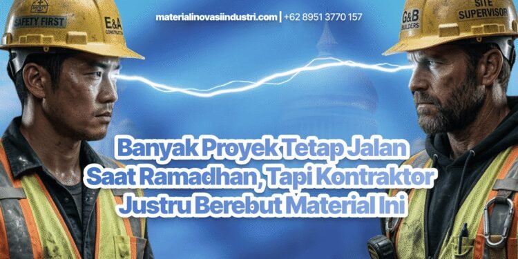 Banyak Proyek Tetap Jalan Saat Ramadhan, Tapi Kontraktor Justru Berebut Material Ini