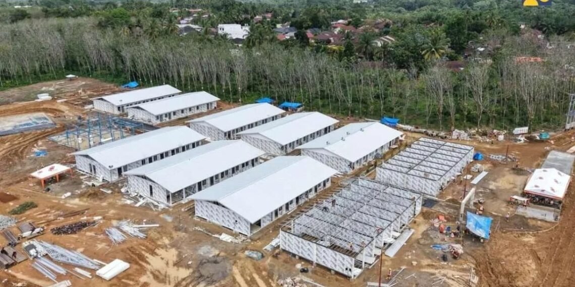 Kementerian PU Bangun 245 Unit Huntara di Kecamatan Batangtoru dengan Fasilitas Lengkap Layak Huni