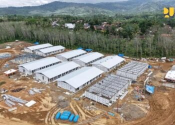 Kementerian PU Bangun 245 Unit Huntara di Kecamatan Batangtoru dengan Fasilitas Lengkap Layak Huni