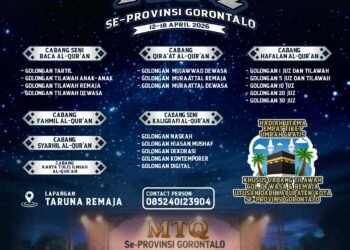 Pemkot Gorontalo Gelar MTQ, Walikota Sediakan Hadiah Umroh Bagi Pemenang
