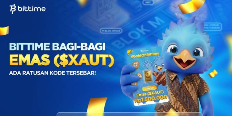 Bittime Hadirkan Kampanye #FindingGoldInBlokM Bagikan Emas (XAUT) di Tengah Gejolak Pasar Ekonomi Global