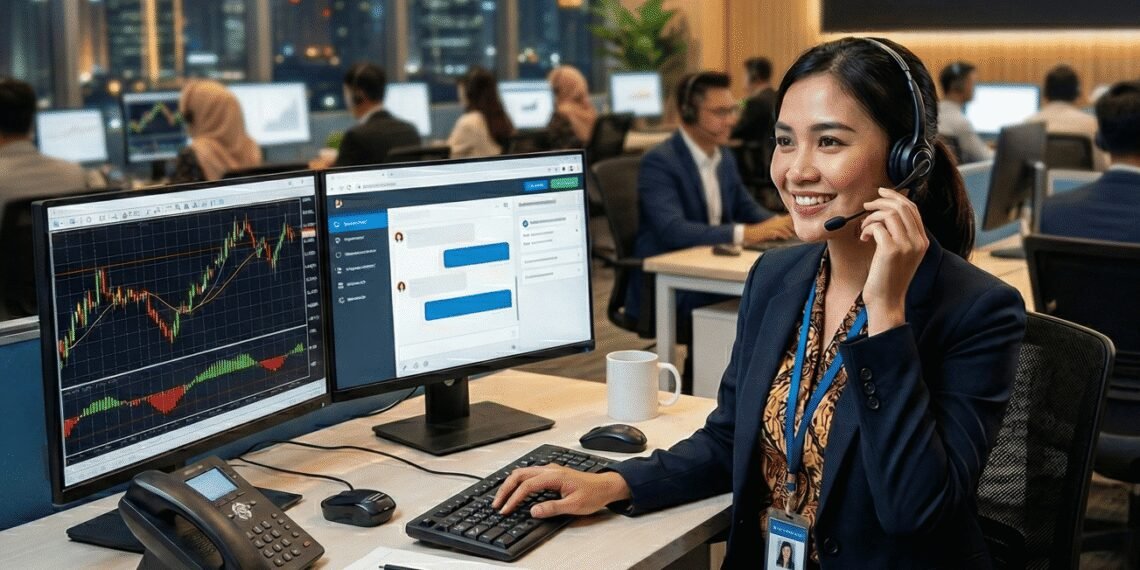 Broker Lokal dengan Layanan 24 Jam Customer Support di Indonesia