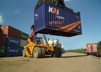 KAI Logistik Kelola 3,6 Juta Ton Barang di TW 1 dengan Peningkatan 24% pada Angkutan Peti Kemas