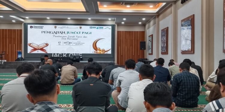 Pengajian Rutin Jumat di BRI Region 6 Berlangsung Khidmat dan Penuh Kehangatan