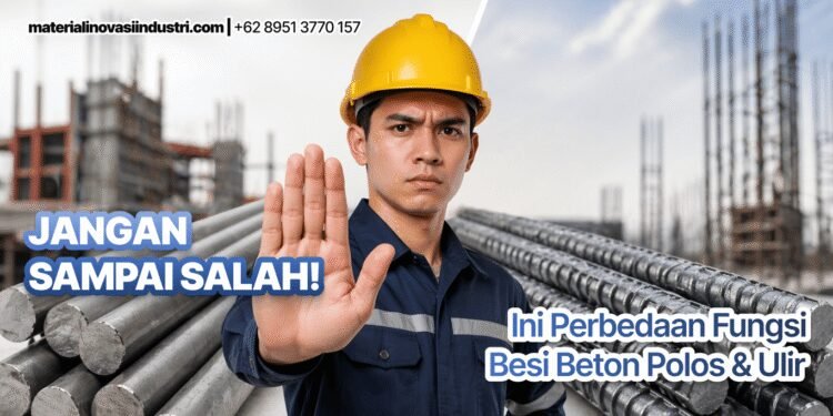 Jangan Sampai Salah! Ini Perbedaan Strategis Besi Beton Polos vs Ulir untuk Struktur Bangunan