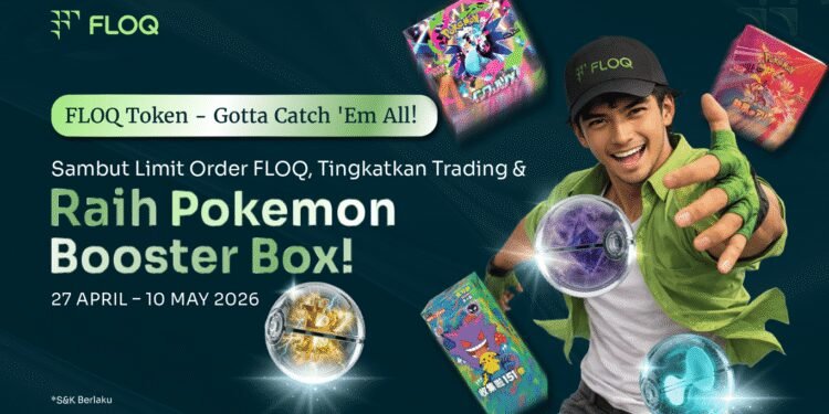 FLOQ Luncurkan Limit Order dan Kampanye Trading Interaktif Bertema Pokémon, Dorong Pengguna Trading Lebih Strategis dengan Zero Fee