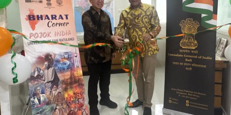 Bharat Corner Resmi Hadir di Unsrat, Perkuat Kerja Sama Akademik Indonesia–India