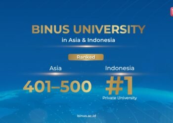 Konsistensi yang Dijaga: BINUS University Kembali Jadi PTS Nomor 1 di Indonesia versi THE Asia University Rankings 2026