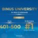 Konsistensi yang Dijaga: BINUS University Kembali Jadi PTS Nomor 1 di Indonesia versi THE Asia University Rankings 2026