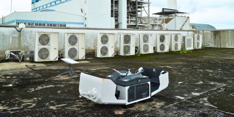 Inspeksi Thermal Otomatis Aset PLTU dengan DJI Dock 3