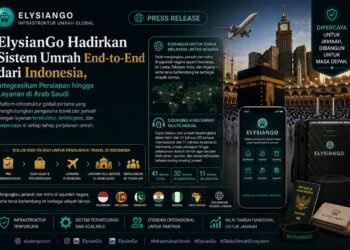 ElysianGo Hadirkan Sistem Umrah End-to-End dari Indonesia, Integrasikan Persiapan hingga Layanan di Arab Saudi