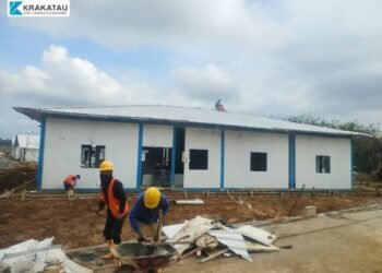 PT Krakatau Baja Konstruksi Rampungkan Mushola Modular dan Gedung Serba Guna Modular di Tapanuli Selatan