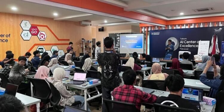 ICE Skill-Up 2026 Digelar di Telkom AI Center Makassar, Fokus Latih Desain dan Web Development Berbasis AI
