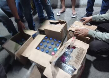 Gelar Razia Pekat Di Enam Kecamatan, Satpol PP Sita 251 Botol Miras