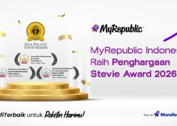 MyRepublic Indonesia Raih Tiga Penghargaan di Stevie Awards Asia-Pacific 2026, Perkuat Komitmen Inovasi dan Kualitas Layanan