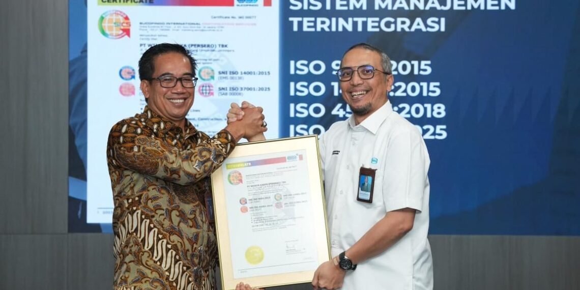 SUCOFINDO Sertifikasi PT Wijaya Karya (Persero) Tbk, Dorong Standar Tata Kelola dan Infrastuktur Berkelanjutan