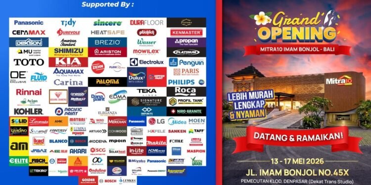 Grand Opening Mitra10 Imam Bonjol Bali, Lengkapi Kebutuhan Rumah dengan Promo Menarik