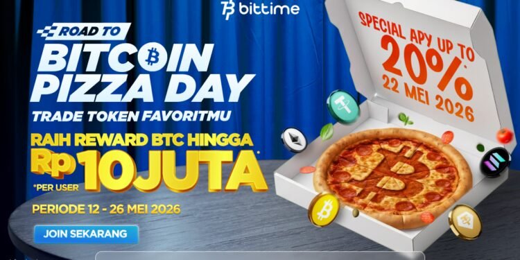 Bitcoin Pizza Day Jadi Simbol Revolusi Finansial Global, Bittime Dorong Partisipasi Investor Aset Kripto Indonesia