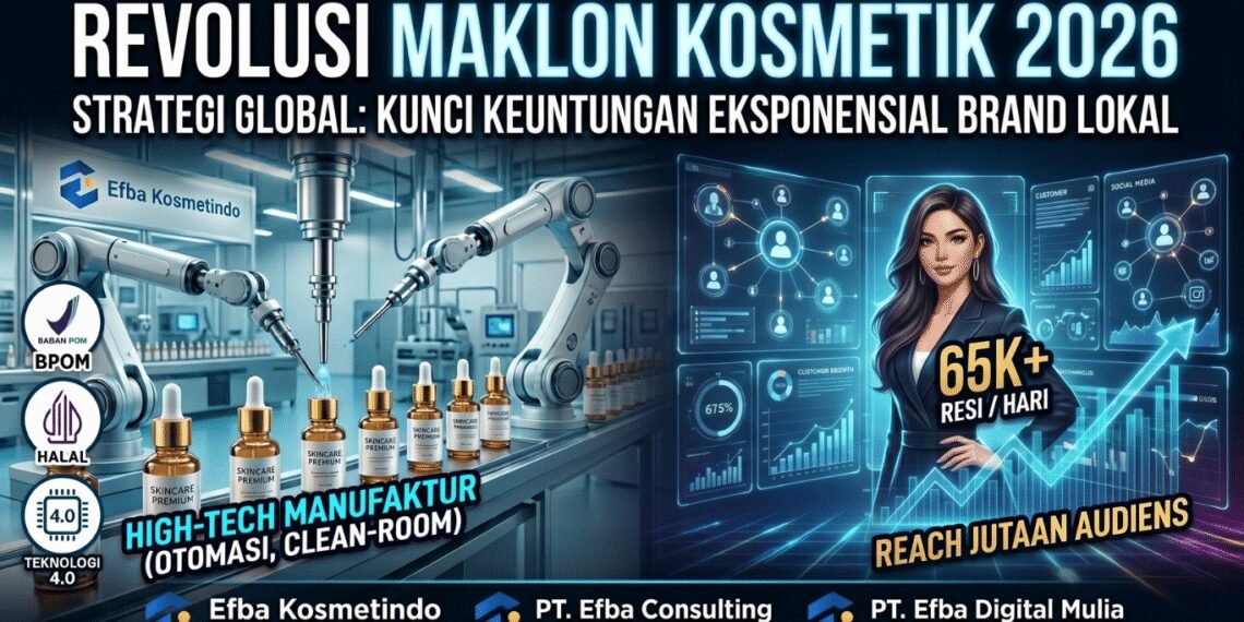 Dominasi Pasar Kosmetik 2026: Mengapa Maklon Kosmetik Bersama Efba Group Adalah Investasi Paling Logis