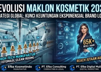 Dominasi Pasar Kosmetik 2026: Mengapa Maklon Kosmetik Bersama Efba Group Adalah Investasi Paling Logis