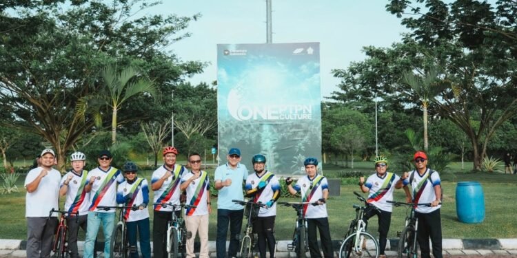 Dari Kereta hingga Sepeda, Karyawan PalmCo Dukung Kampanye Bebas Emisi Holding Perkebunan Nusantara