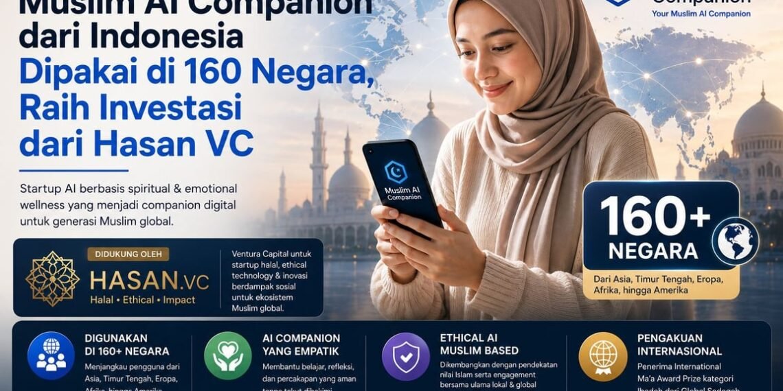 Muslim AI Companion dari Indonesia Dipakai di 160 Negara, Raih Investasi dari  HASAN.VC