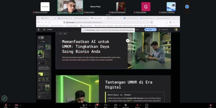 50 Mahasiswa Papua Ikuti AI Connect Series tentang Produktivitas Mahasiswa Berbasis AI