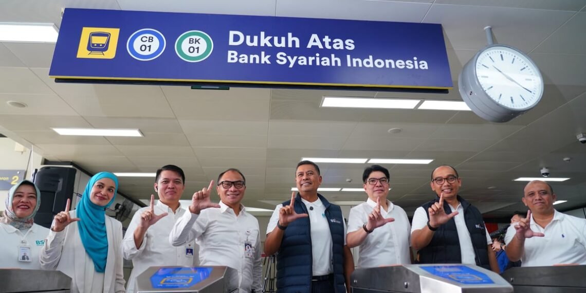 KAI dan BSI Resmikan Kerja Sama Naming Rights Stasiun LRT Jabodebek “Dukuh Atas Bank Syariah Indonesia”