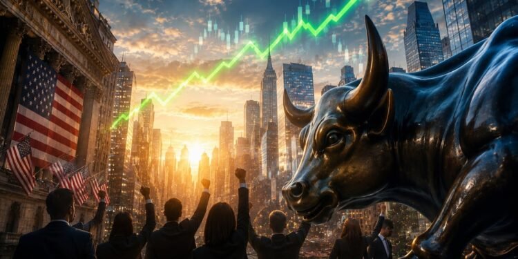 Wall Street Cetak Rekor Baru, Investor Mulai Optimistis Konflik Global Mereda