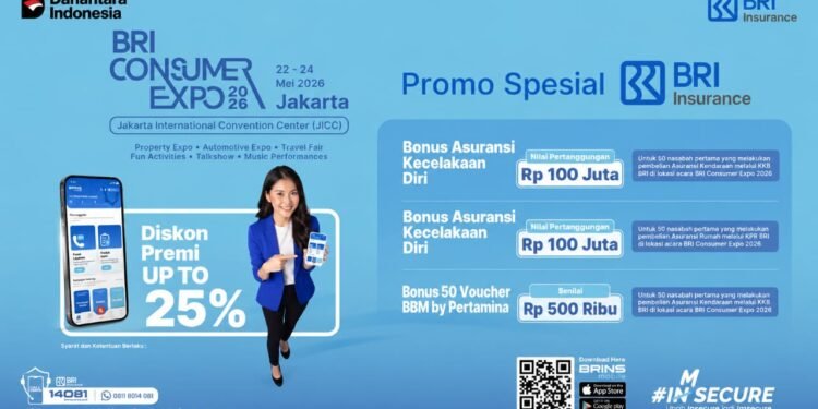 BRI Insurance Tebar Promo Spesial di Event BRI Consumer Expo 2026 di JICC