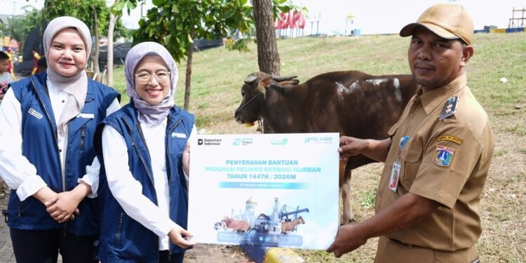PT Pelindo Sinergi Lokaseva Berbagi Hewan Kurban, Perkuat Kepedulian Sosial dan Dukung Peternak Lokal